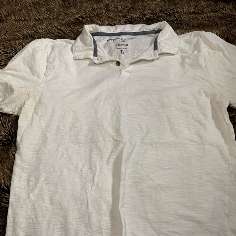 Men’s Banana Republican polo reduced shipping